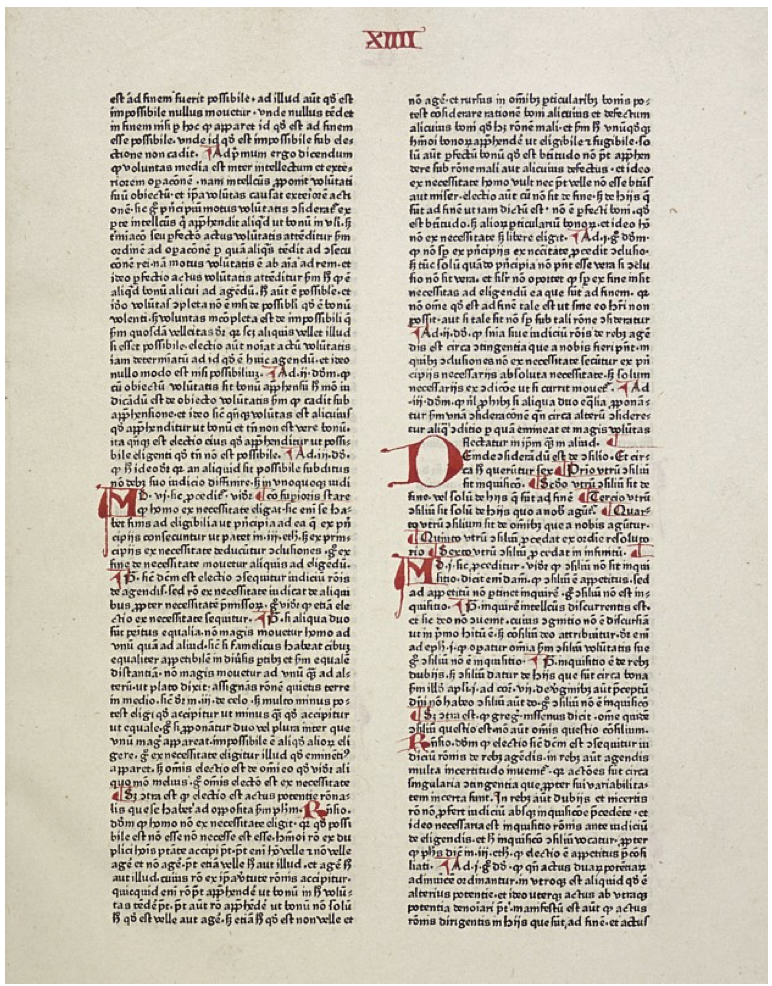 Major Works - Thomas Aquinas